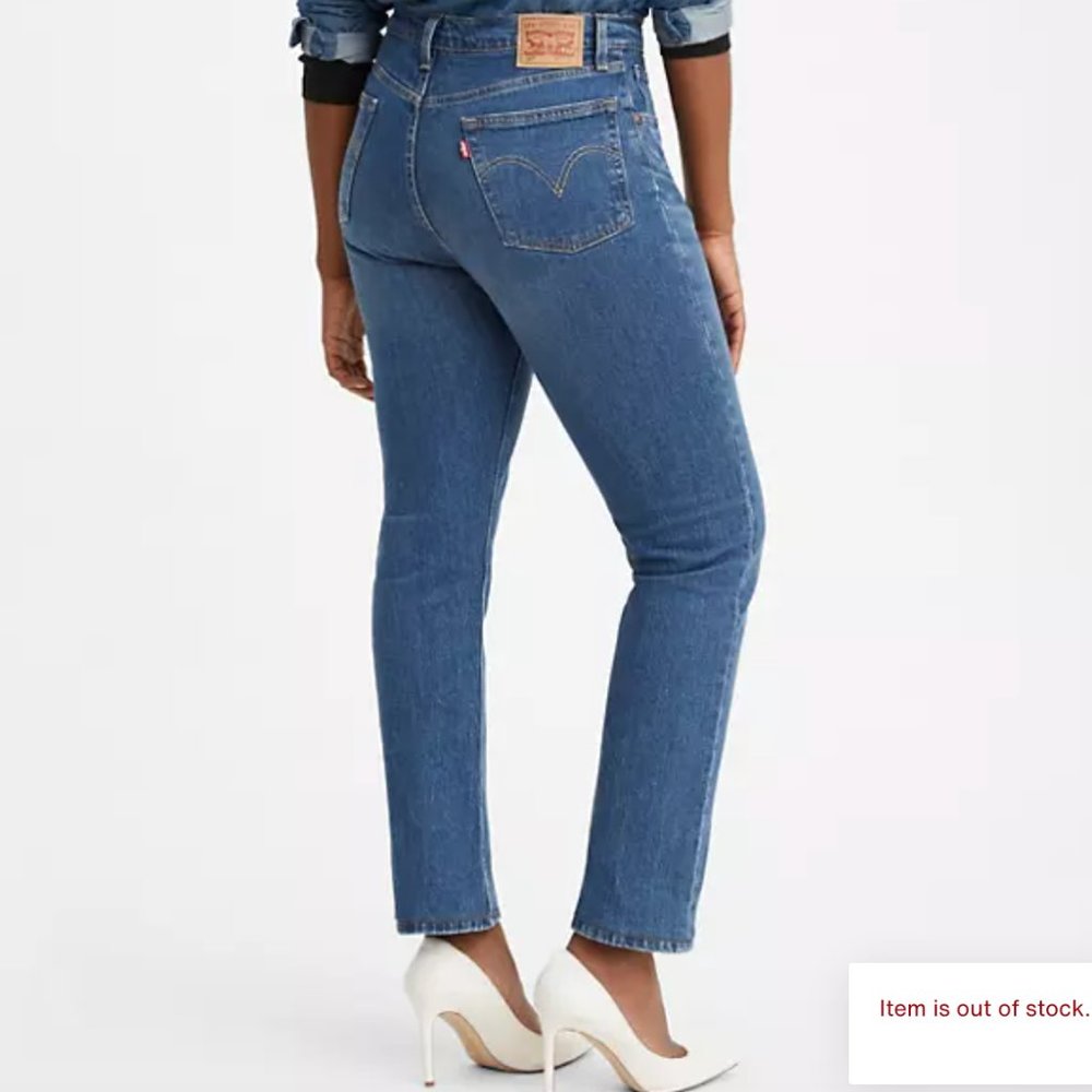 NWT Levi's 501 ORIGINAL FIT JEANS Dark Wash 28 x32